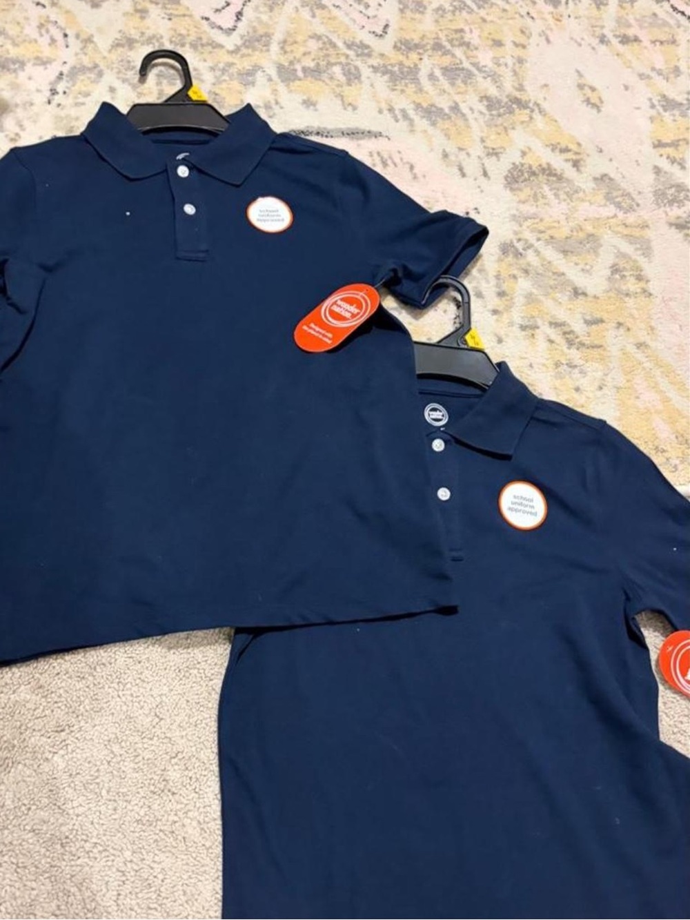 BACK TO SCHOOL BRAND NEW Classic Navy Polo Shirt for Kids - Short Sleeve